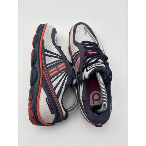 (967) Brooks Pure Connect 3 Shoes Womens 9 Sneaker Blue Orange Running Active - Picture 9 of 9